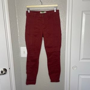 Anthropologie Reddish Colored Pants with Pockets